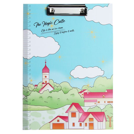 Планшет с прижимом формат А4 картон Пейзаж, МИКС - Calligrata фото 5