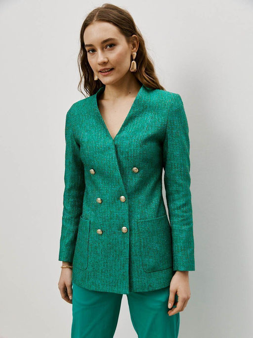 Жакет 222.140049/изумрудный - Seven senses фото 22