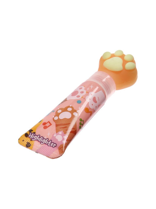 Цена за 16 шт. Маркер-текстовыделитель «Лапка», МИКС