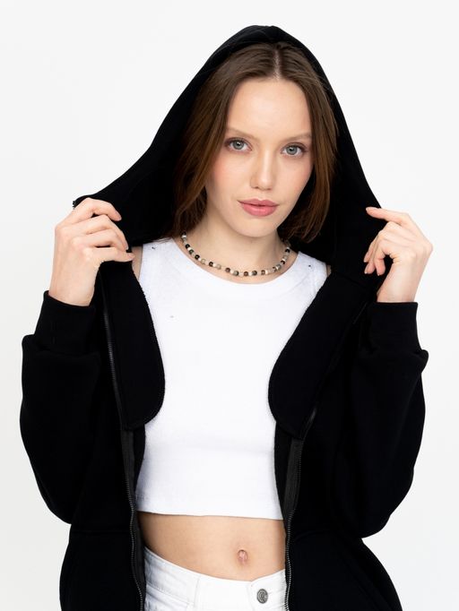 Толстовка жен.арт.1025-2,черная - Binita фото 5