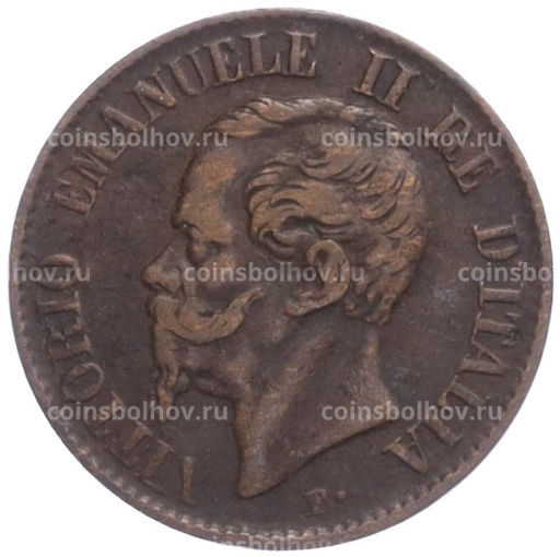 Монета 1 чентезимо 1867 года М Италия