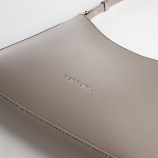 Сумка женская TEXTURA, средний размер, цвет серый  фото 6