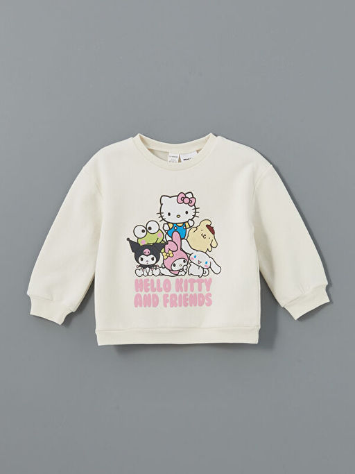 Hello K?tty Bask?l? K?z ?ocuk Sweatshirt - Waikiki фото 4
