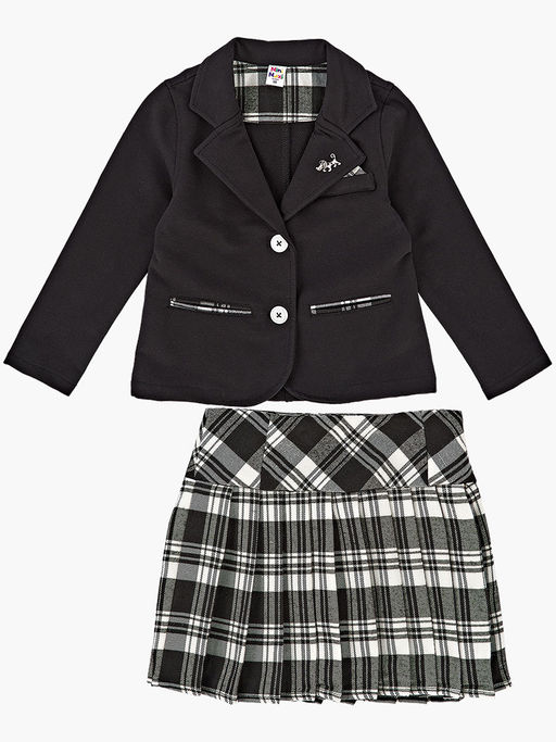 Комплект (кардиган+юбка) UD 7056/7057 черный - Mini maxi фото 6