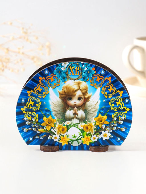 Цена за 2 шт. Салфетница пасхальная «Ангелок», 12.8×10×5 см