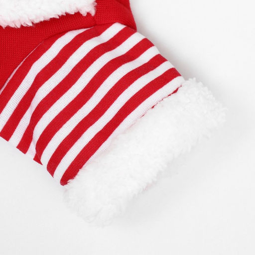 Новогодний костюм для собак Клаус, размер M (ДС 30, ОГ 40 см) - Пижон фото 11