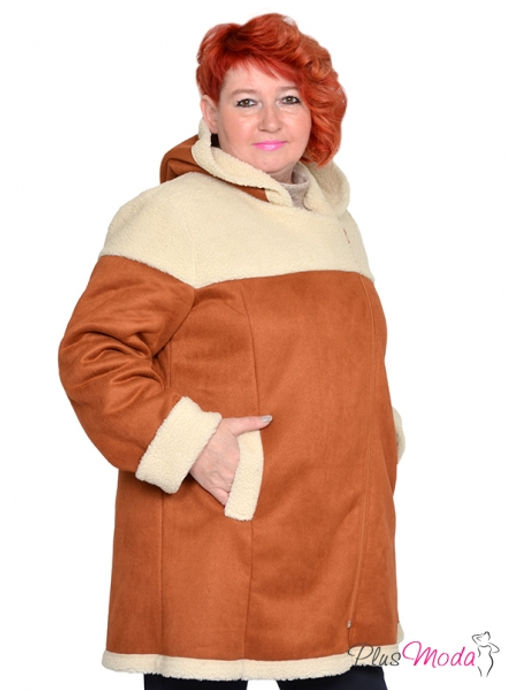 Дубленка-куртка Модель №1793 размеры 44-84 - Plusmoda фото 22