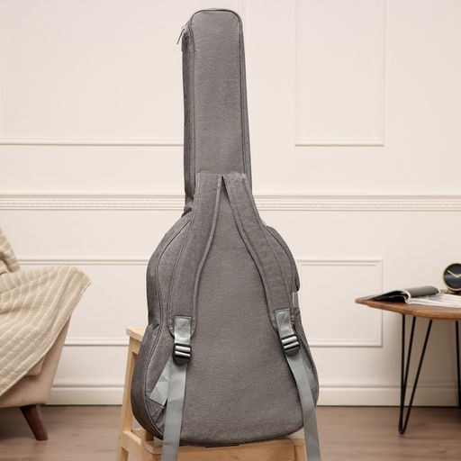 Чехол для гитары Music Life, премиум, серый, 105×44×14 см