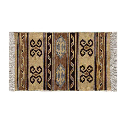 Коврик для в/к из 1шт 50х80см UK1778 (коричневый-бежевый) /BANYOLIN/