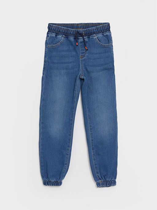 Beli Lastikli Erkek ?ocuk Jogger Jean Pantolon