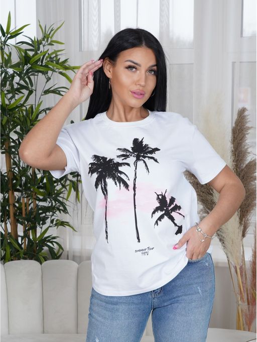 Футболка женская Оазис - Lovetex фото 2