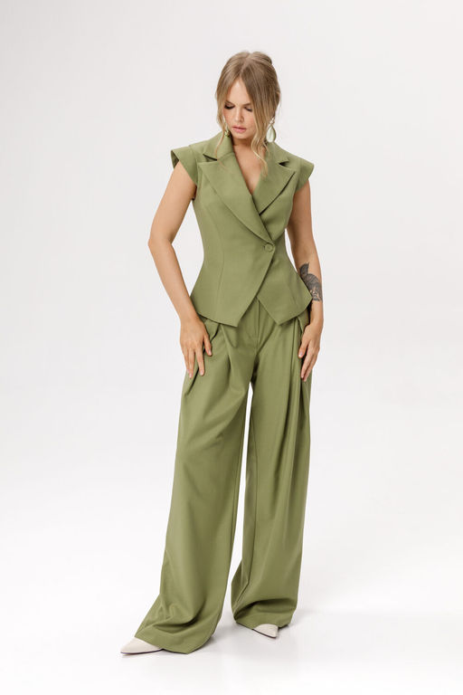 Жилет Pirs 6543 оливковый