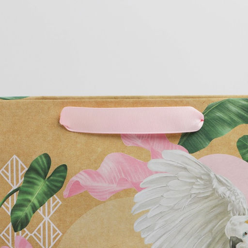 Цена за 2 шт. Пакет подарочный крафтовый, упаковка, Самая красивая, M 30?26?9 см