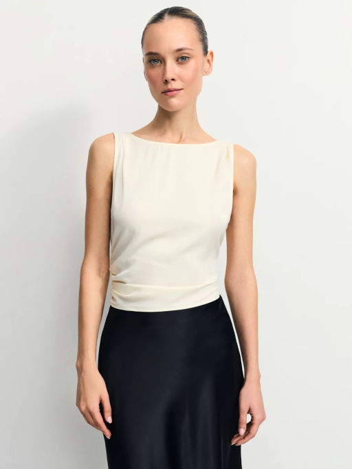 Блуза из вискозы с завязками / Zarina