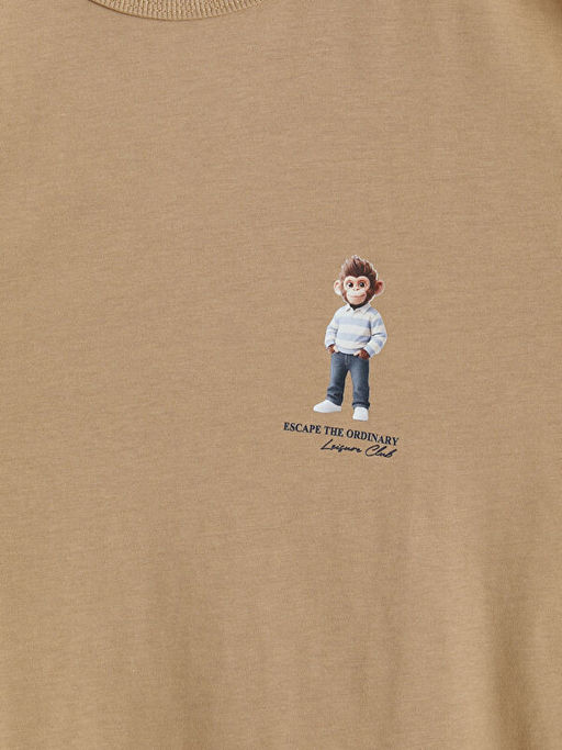 Bisiklet Yaka Nak??l? Erkek ?ocuk Ti??rt