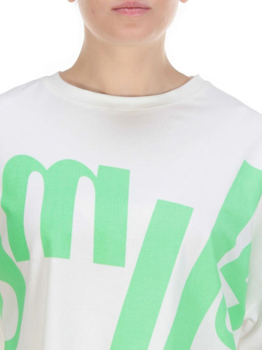 KD-792 WHITE/GREEN Костюм-двойка женский 7986 TREND - Фабричный китай фото 3