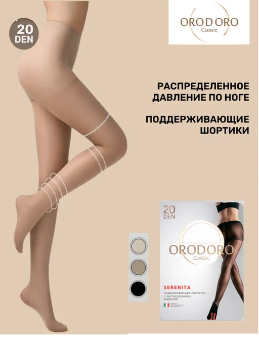 Колготки утягивающие-компрессионные Serenito 20 den