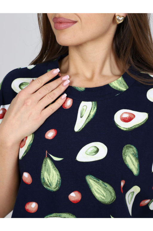 Пижама женская П-124.06 Авокадо синий - Хороший трикотаж фото 7