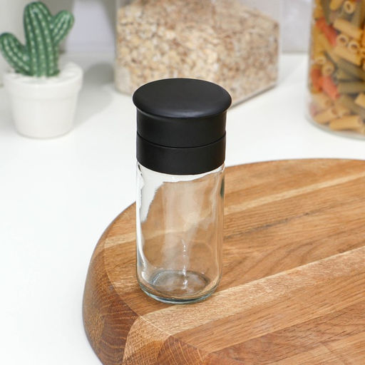 Мельница для специй, в сборе с керамическим механизмом 100 мл, цвет черный - Simaland фото 2