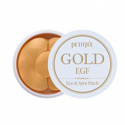 Petitfee Gold EGF Eye and Spot Patch 60ea - Гидрогелевые патчи для век и межбровья с золотом и EGF