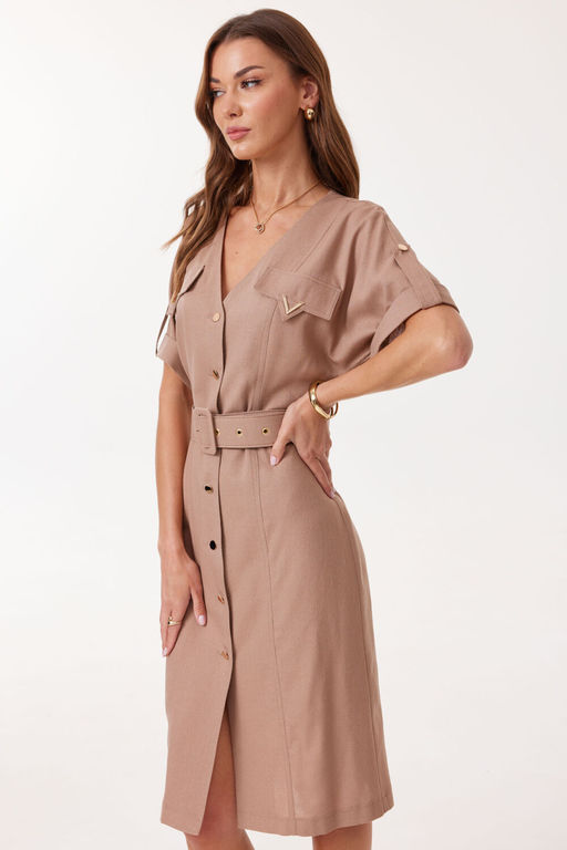 Платье LYUSHe 4129 коричневый