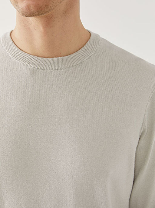 Bisiklet Yaka Erkek Triko Kazak