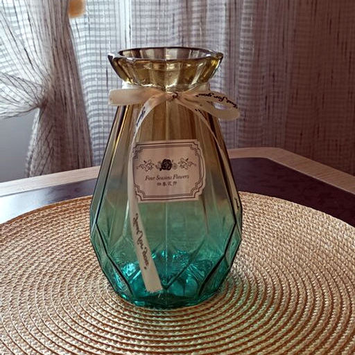 Ваза Ст 18см Презент градиент микс Y4-3820 I.K (361707) /DANIKS/  фото 4