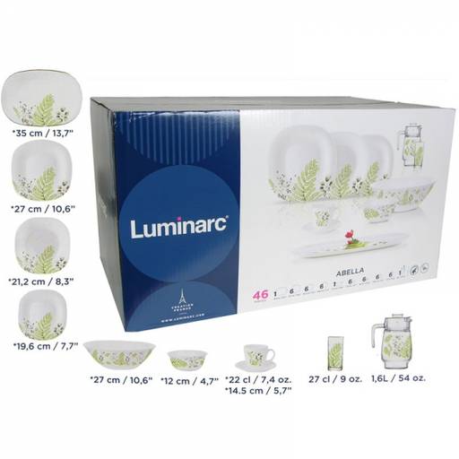 Столовый набор КАРИН АБЕЛЛА 46 предметов