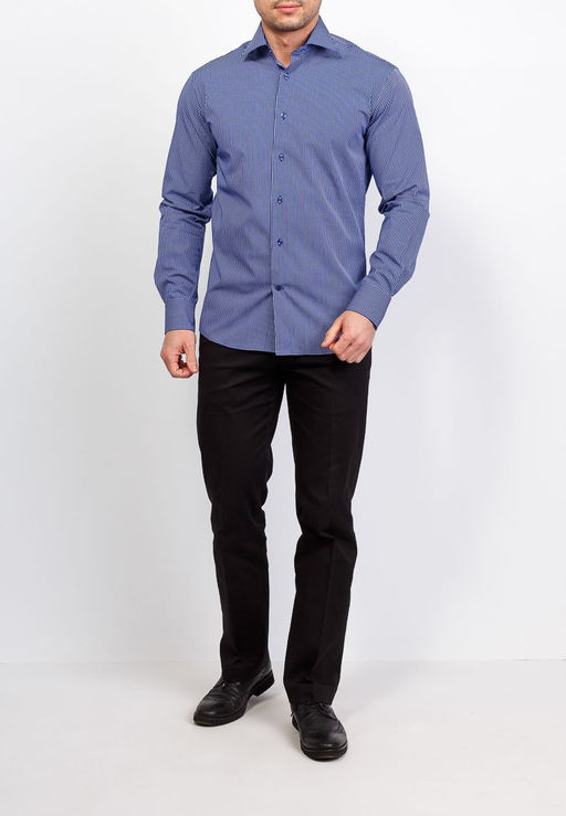 Сорочка мужская длинный рукав BERTHIER MARINA1889B2/Fit-M(0-1)  фото 8