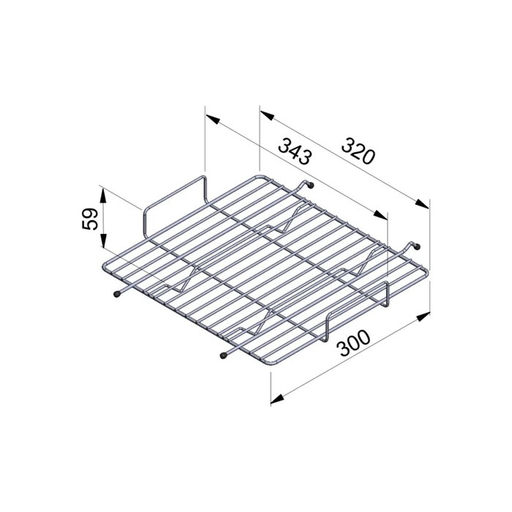 Решетка Венская, нержавейка 30 х 30 см - Simaland фото 6
