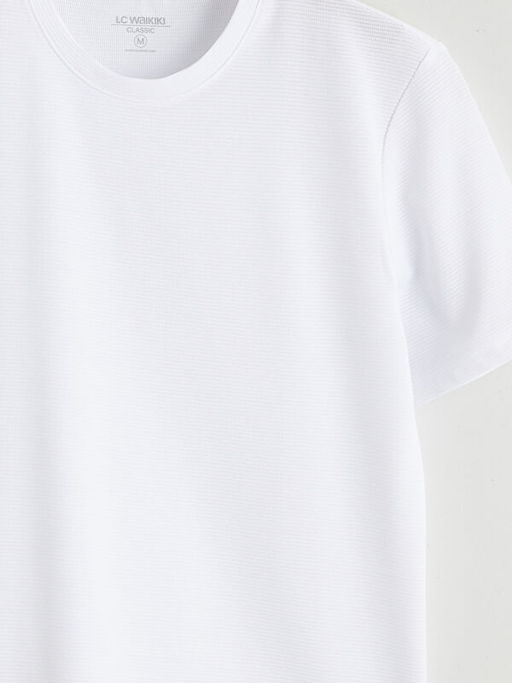 Bisiklet Yaka Penye Erkek Ti??rt