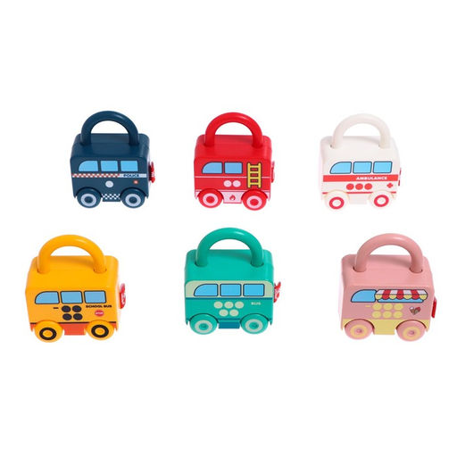 Развивающий набор Машинки-замочки, ключики, машины-помощники - Iq-zabiaka фото 7