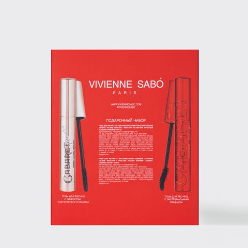 Vivienne Sabo Подарочный набор (тушь Cabaret premiere т.01 тушь Cabaret Legende красная) 2025  фото 3
