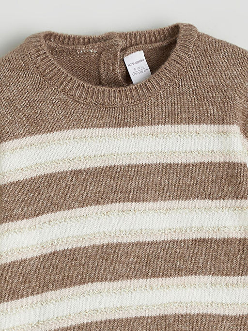 ?izgili K?z ?ocuk Triko Kazak