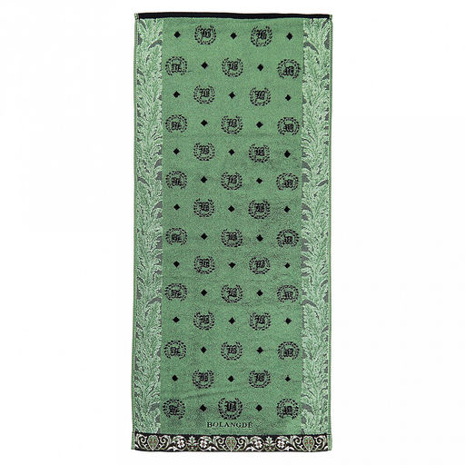 "Missoni-3027" Полотенце махровое 70х140см, плотность 375гр/м2, 100% хлопок, зеленый, Bolangde (Китай)