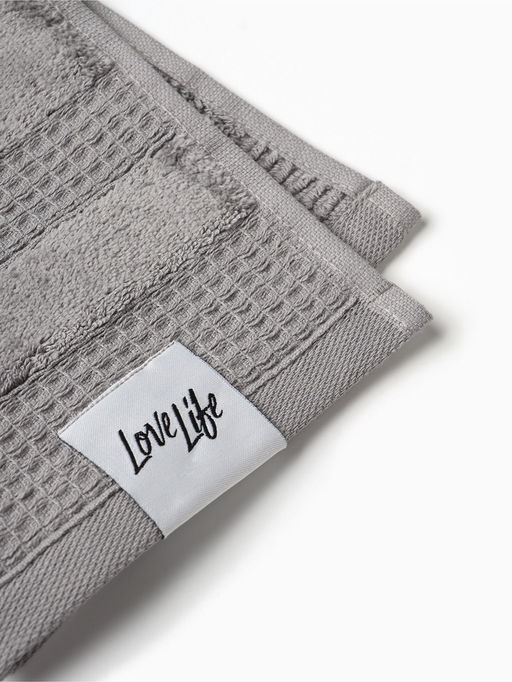 Полотенце вафельное LoveLife «Макан» 70×130 см, хлопок 100%, серое