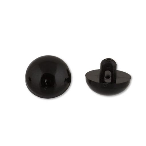HobbyBe SOP- 8 Глаза пластиковые пришивные d 8 мм 24 шт. черный