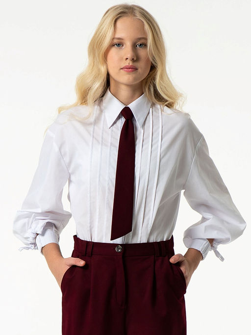 Школьный галстук для девочки MOORIPOSH, модель 1210