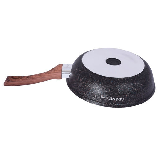 Сковорода алюмин. 220мм с ручкой (АП) "Granit ultra" синий (сгг220а) (Кукмара)