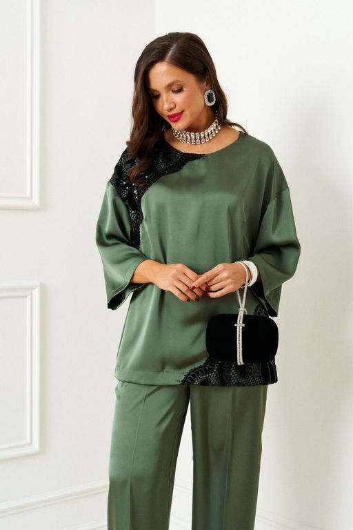 Костюм Beautiful Free 6401 шалфей - Beautiful&free фото 4