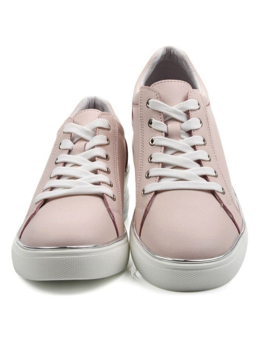 03-YD270-3 PINK Полуботинки спортивные женские (натуральная кожа)