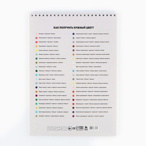 Альбом для рисования 40 листов на пружине А4 «Три котика»