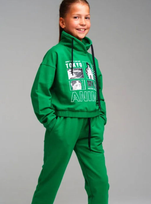 32321238 Комплект для девочек: толстовка, брюки