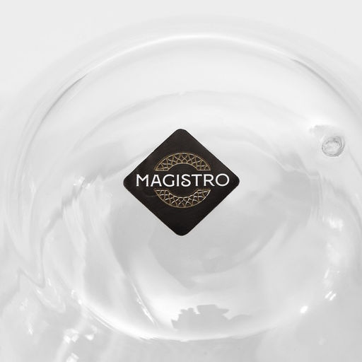 Кружка стеклянная с двойными стенками Magistro Дуо, 200 мл, 128,57,5  фото 11
