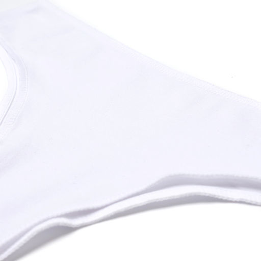 Трусы женские бразильяна MiNiMi, белые, размер 50 (XL)