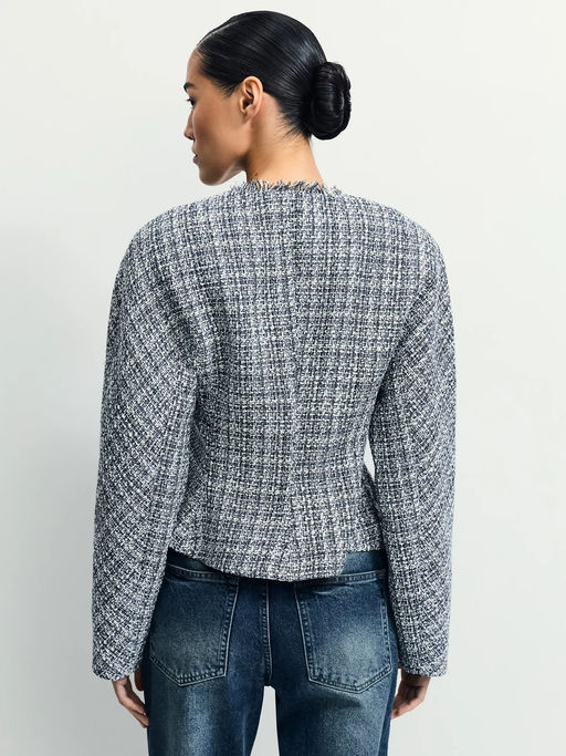 Твидовый жакет в клетку / Zarina