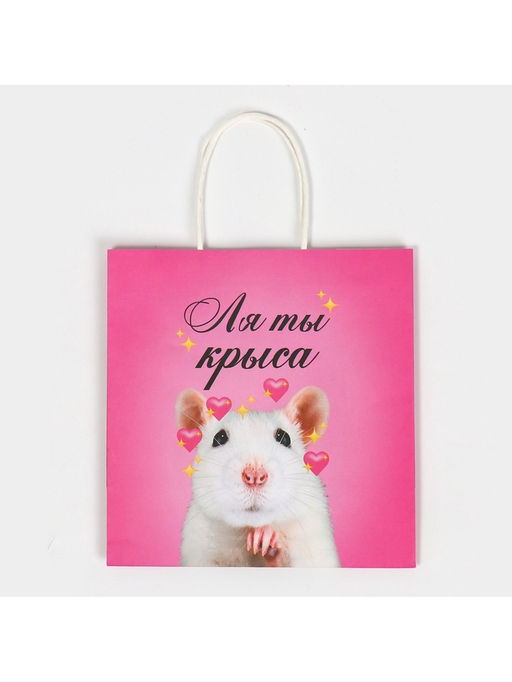 Цена за 2 шт. Пакет подарочный, упаковка, Ля ты, 22?22?11 см