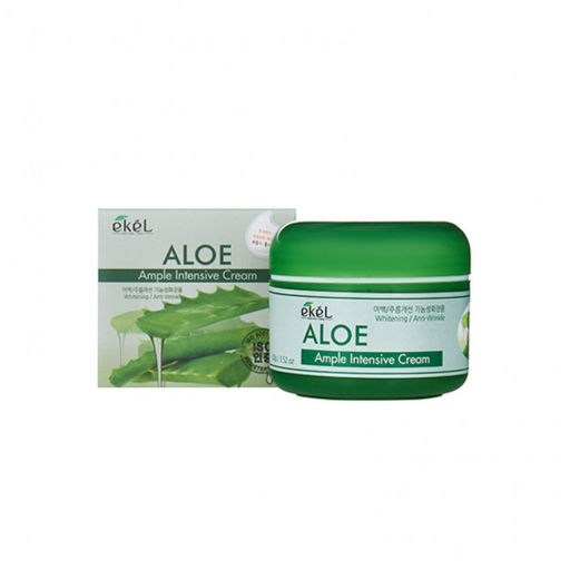 Крем для лица с экстрактом алоэ - Ampoule Intensive Cream Aloe, 100 g