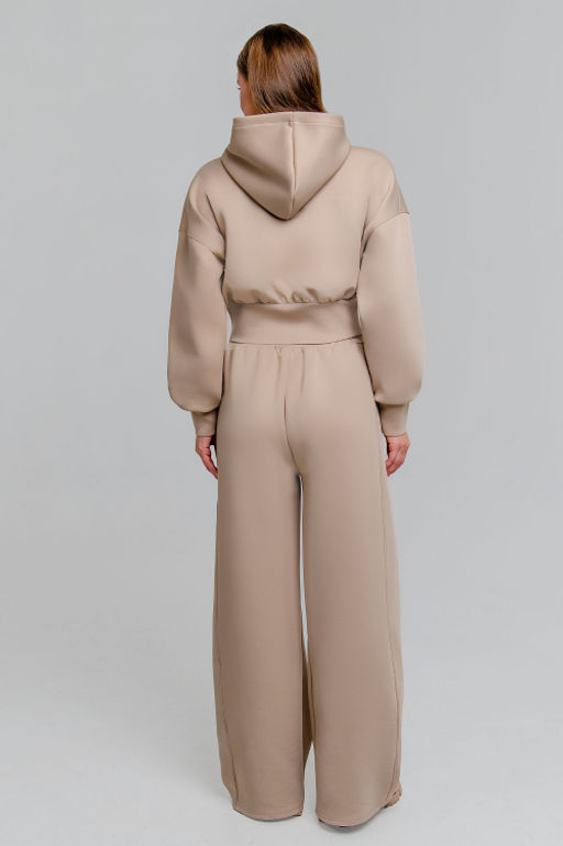 Арт. 2807 Костюм с брюками женский 42-48 (4 шт) Цвет:бежевый