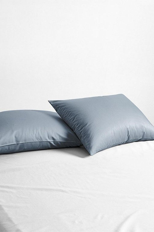 Однотонная наволочка из поплина 50Х70 2 шт. Ночь Нежна  фото 2